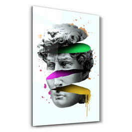 Wallity CAM-1092 - Pintura Decorativa de Vidrio Templado Impresión UV, 46 x 72 cm
